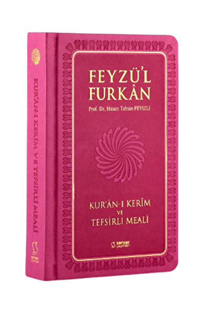 Server Yayınları Feyzü'l Furkan Kur'ân-ı Kerîm ve Tefsirli Meali (Orta Boy - Mushaf ve Meal - Ciltli) PEMBE
