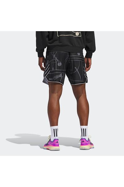 adidas Crazy Lite Allover Men's Black Shorts (Jd2510)