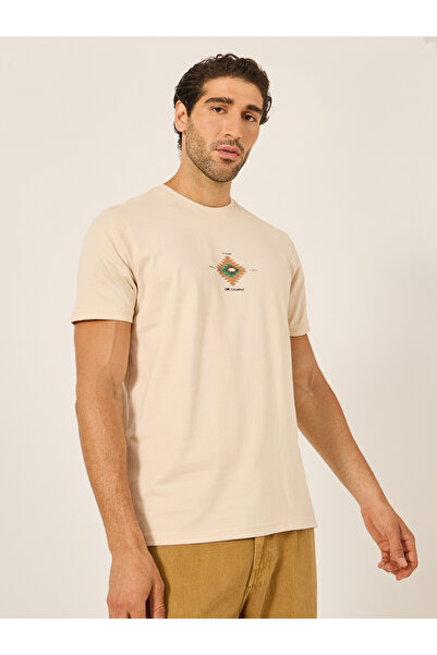 Fort Collins By Styli Men Graphic Print Crew Neck T-Shirt