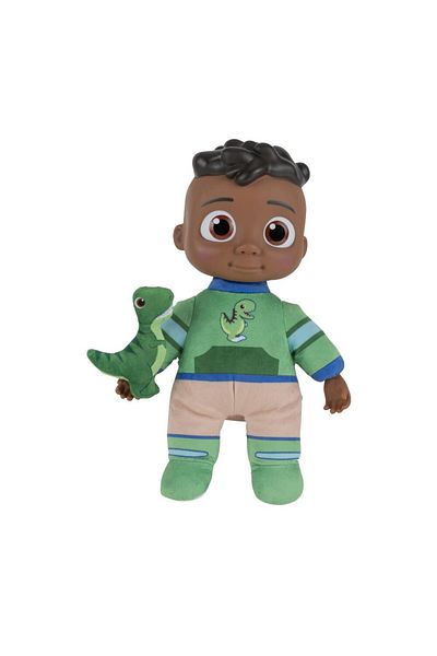 Cocomelon Plush Doll Roto My Friend Cody with Dinosaur 11-Inches | Interactive Soft Toy for Kids