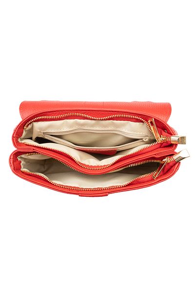 Toro Nero Women's red genuine leather bag Beatrice