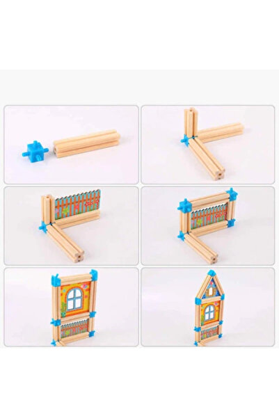 sallma Wooden Building House 'Little Architect' - 268 pieces
