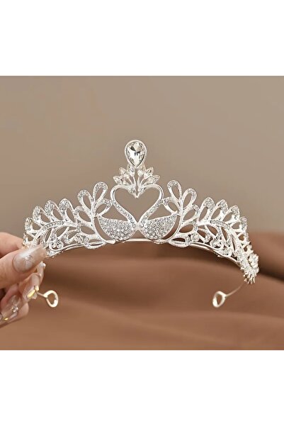 Beauty Box Coroană de argint prințesă regina nobilă Detalii atrăgătoare Rochi...