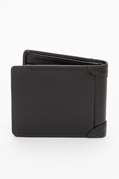 Grande GD 1747 Чоловічий гаманець із натуральної шкіри КОРИЧНЕВИЙ