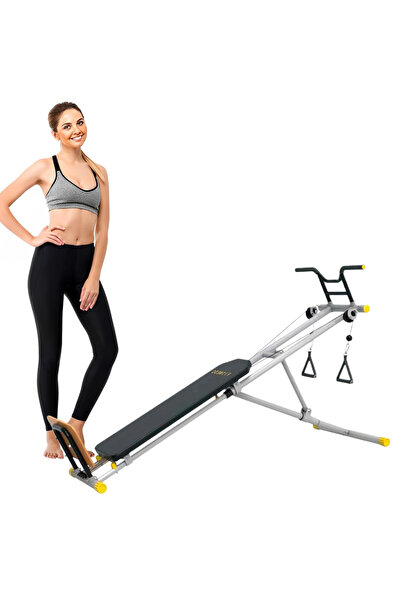 ETG جهاز سحب اللياقة البدنية متعدد الزوايا قابل للتعديل - مصنوع من الفولاذ عالي القوة، ونظام بكرة صامت