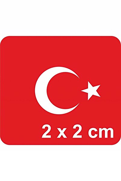 Genel Markalar Ay Yıldız-4 Türk Bayrağı Tattoo Geçici Dövme Şablonları Kına K...