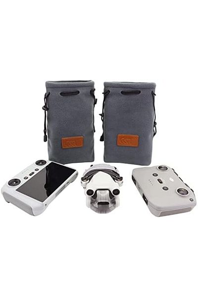 Cesiro Gdraco Mini3 Carrying Case, Compact Case for DJI Mini 3 Pro, Flannel Bag Organizer