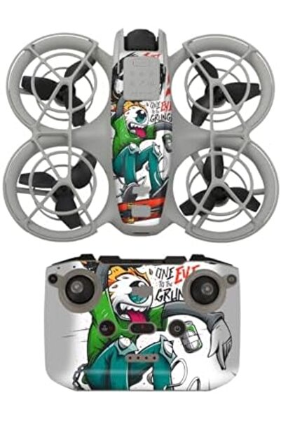 Cesiro Autocolant PVC Corp de dronă rezistent la apă + Set de autocolante cu telecomandă RC Decorație color