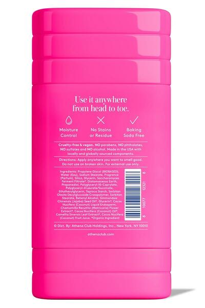 Athena Club Super Pink Alüminyumsuz Tüm Vücut Stick Deodorant 85GR