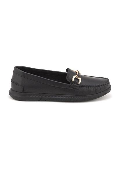 Venüs 25484103Y Women's Genuine Leather Crepe Sole Loafer Shoes