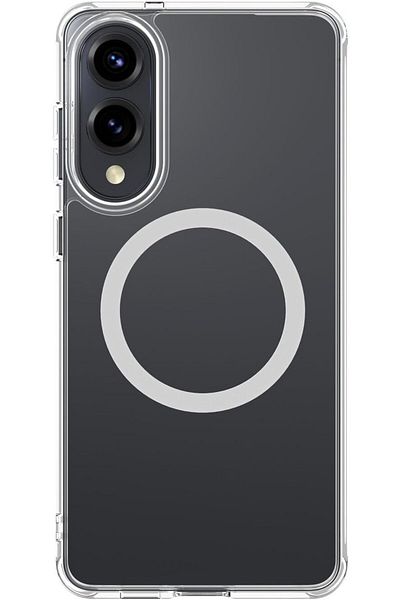 Amazingthing Amazing Thing Minimal MAG for Samsung Galaxy S25 EDGE Case Cover compatible with MagSafe - Clear
