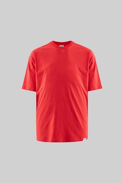 Machinist Ανδρικό μπλουζάκι Basic Super Cotton Oversize Pomegranate