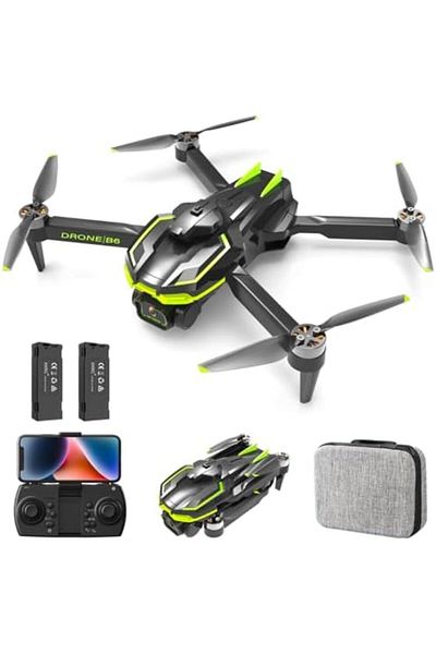 Cesiro 1080P Camera Drone for Kids and Adults with Brushless Motor, Foldable Quadcopter with Transmission