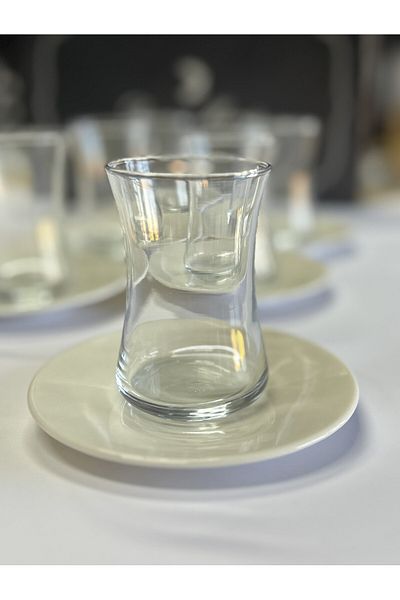 Dame Marie 12 Piece Plain Tea Set for 6 People