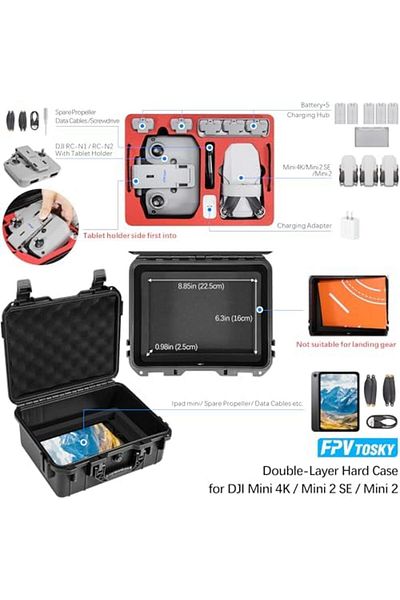 Cesiro FPVtosky Mini 4K/Mini 2 SE Housing, Black, 8-in-1 Accessory Kit