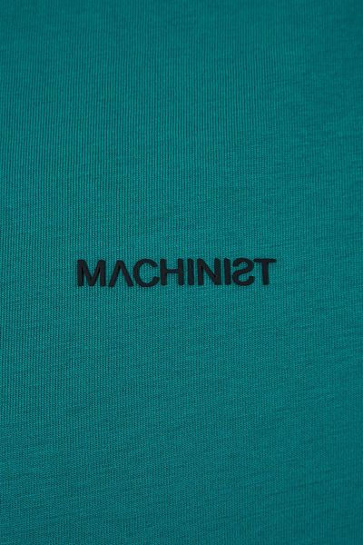 Machinist Relaxed Basic Thin Cotton T-Shirt Benetton Green
