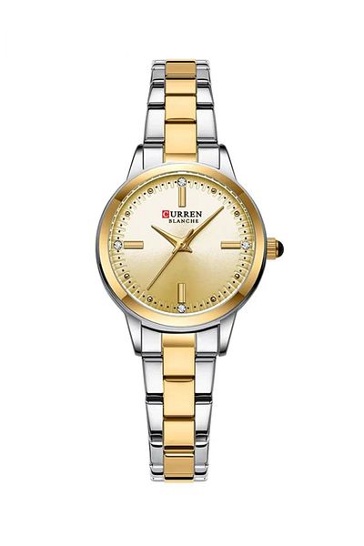 Curren -9094 Original Brand Stainless Steel Band Wrist Watch For Women With Free Box