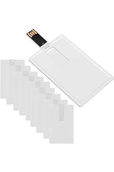 USBB ذاكرة فلاش USB من Enfain Card بسعة 8 جيجابايت - عبوة من 10 قطع