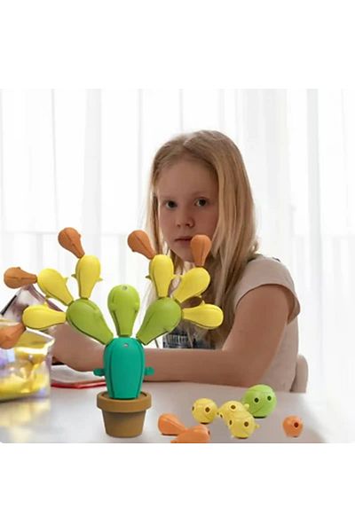 OEM Skill and logic game Cactus in balance, educational toy made of ABS plastic