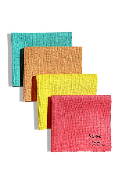 Silva Premium Multi-Purpose Cloth 4-Piece