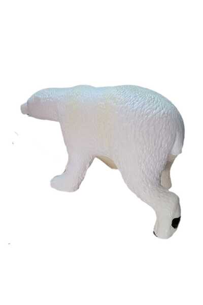 LRS STORE Süper Gerçekçi Dev Kutup Ayısı Figür Oyuncak Soft Yumusak Ayı Figürü 40 cm