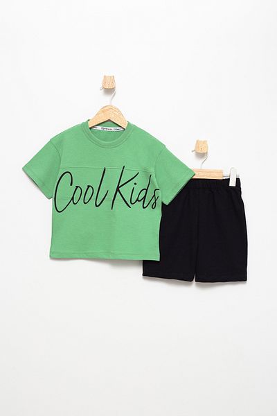 Favo Kids Boys' Summer 2-Piece Set - "Cool Kids" Printed