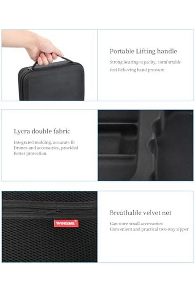 Cesiro Granvoo Carrying Case for DJI Mavic Mini 2 / Mini 2 SE, Mini 2 Case, Combo and Acc Case