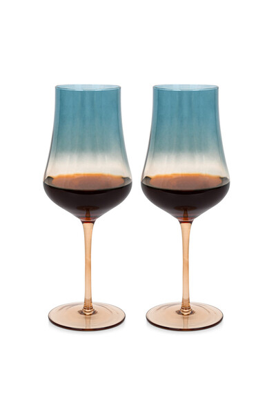 Fissman 2-Piece Red Wine Glasses 600ml Glass