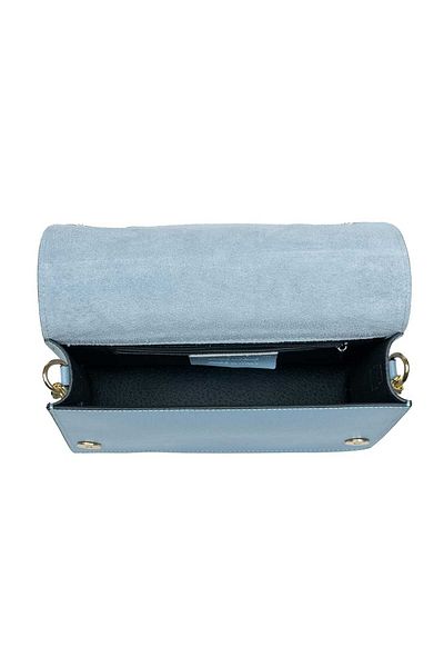 Toro Nero Women's bag made of natural turquoise leather Ayana