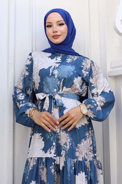 benguen Rochie hijab cu model Indigo 508