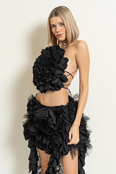 Kikiriki Siyah Gül Büstiyer