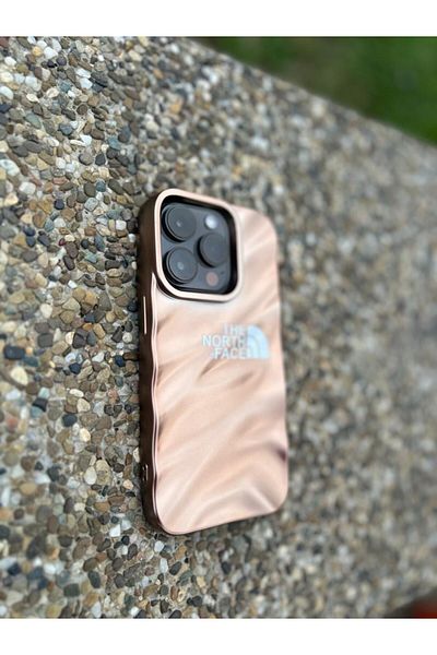 Nike The North Face case, compatible with Iphone 13 PRO, PINK-METALLIC