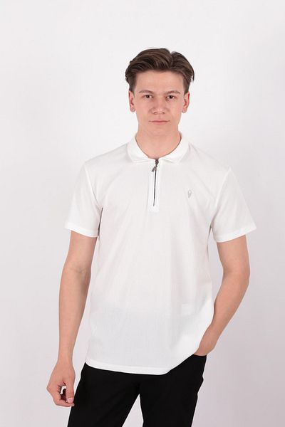 Five Pocket Fp25B2111 Ανδρικό μπλουζάκι με φερμουάρ Polo Neck