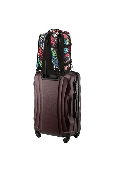 zagatto Travel Backpack, ®, Multicolor, 20l, Suitcase Opening, Trolley Strap, Mesh Straps, Zg916