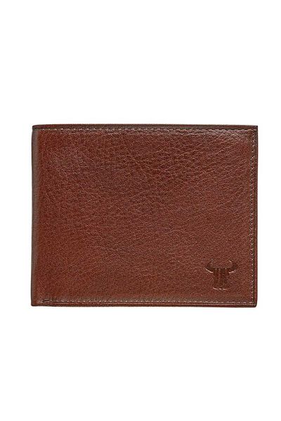 Toro Nero Men's wallet made of brown genuine leather No Line Wallet