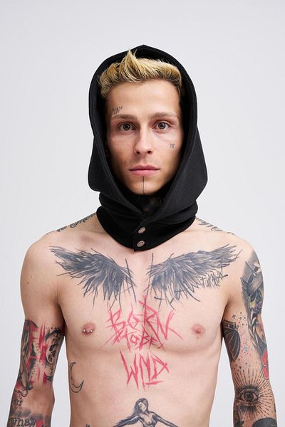 Machinist Men's Basic Black Hoodie