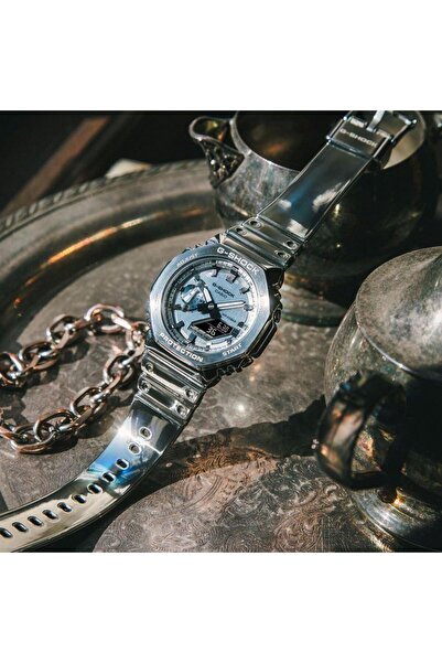 Casio G-Shock GM-2100YM-8ADR Gri Renk 20 ATM Su Geçirmez Spor Erkek Kol Saati