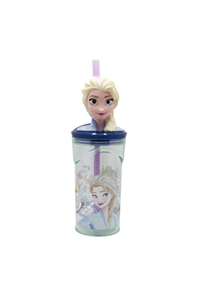 Stor Frozen Snowy Tale 3D Figurine Drinking Tumbler with Straw 360 ml