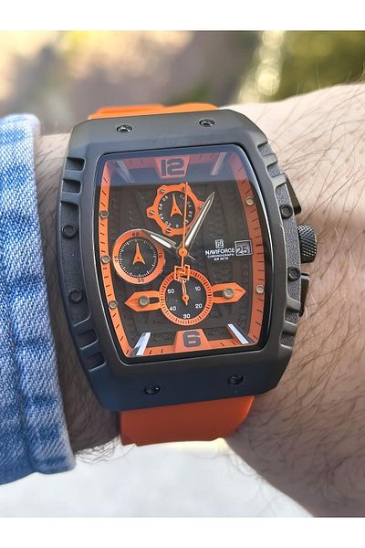 Naviforce NEW MODEL NAVIFORCE CHRONOMETER CALENDAR SPORT MEN'S WRISTWATCH