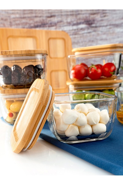 Bambum Enzo 13 Piece Glass Breakfast Set