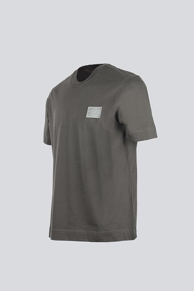 Emporio Armani Ανδρικό μπλουζάκι με στρογγυλή λαιμόκοψη κανονική εφαρμογή βαμβακερό κοντομάνικο καφέ μπλουζάκι EM001018 AF12926-U8168