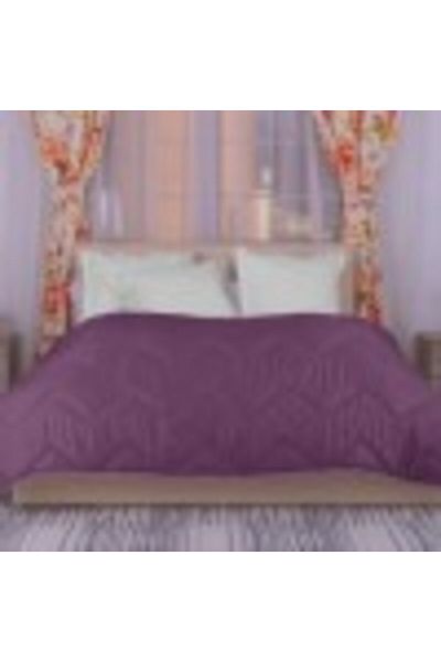 RALEX PUCIOASA Winter wool quilt, damask polycotton 160X210cm, purple
