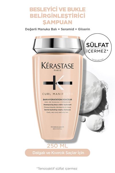 Kerastase Curl Manifesto Strengthening Nourishing Shampoo for Curly Hair 250 ml