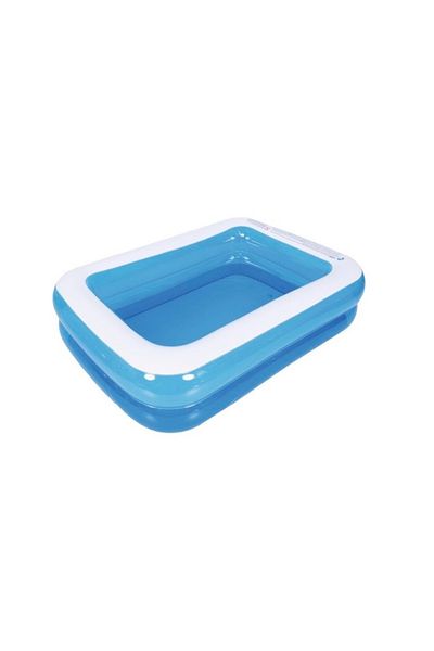 OEM Family inflatable pool, 197x143x49 cm, capacity 440 l, blue and white