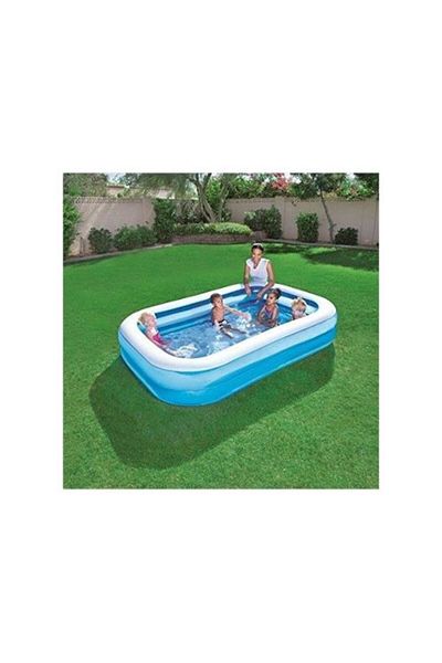 OEM Bestway inflatable swimming pool, blue, rectangular, 262 x 175 x 51 cm