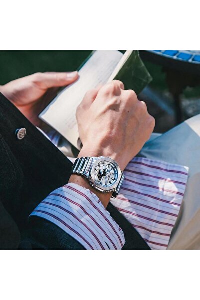 Casio G-Shock GM-2100YM-8ADR Gri Renk 20 ATM Su Geçirmez Spor Erkek Kol Saati