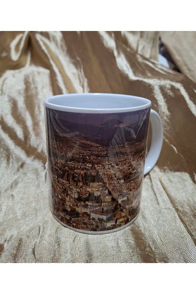 GÜVEN Ceramic Mug Gift Cup Personalized with City Picture