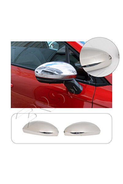 BRSPLAST Renault Clio 5 Uyumlu 2019 Ve Üzeri Krom Ayna Kapağı 2 Parça Paslanm...