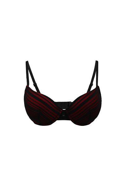 Eros Stripe Detailed Half Padded Bra Set