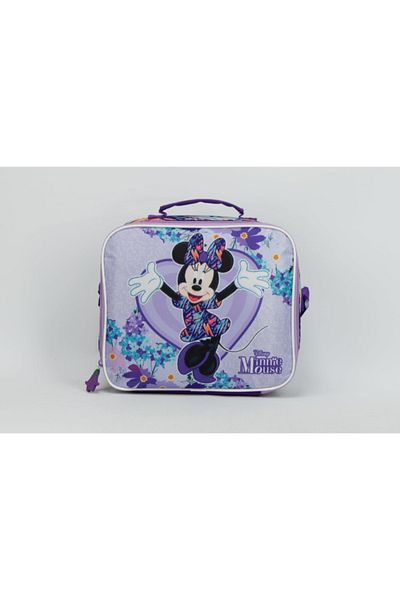 SUNCE Disney Minnie Mouse Insulated Zipper Closure Lunch Tote 9.05 x 3.54 x 10.63 Inch